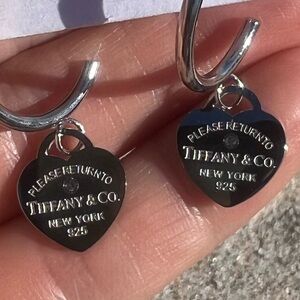 Sterling Silver Heart Earrings